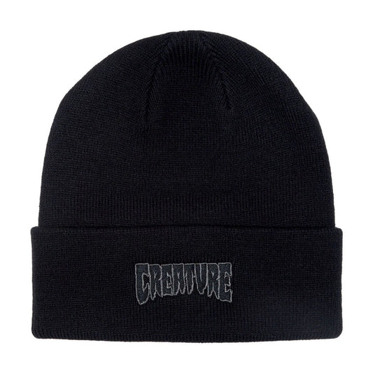 Creature Logo Outline Long Shoreman Hat Navy Beanie