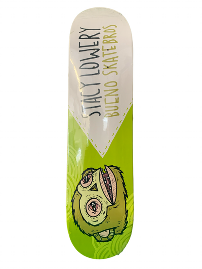 Bueno Stacy Lowery Sieben Art Green 7.75" Classic Skateboard Deck