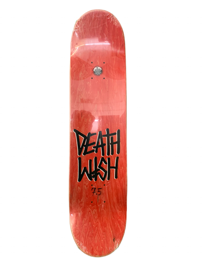 Deathwish Jim Greco Name Foil Red 7.625" Classic Skateboard Deck