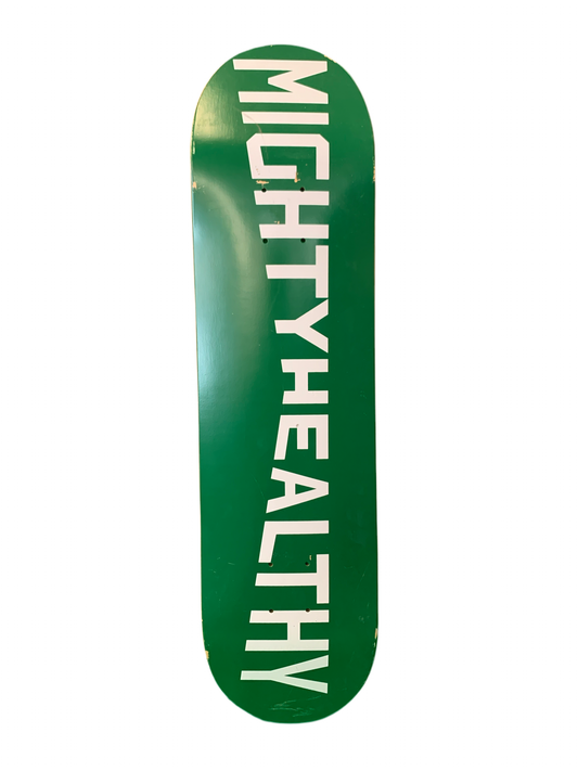 Mighty Healthy Team Green 8" Classic Skateboard Deck