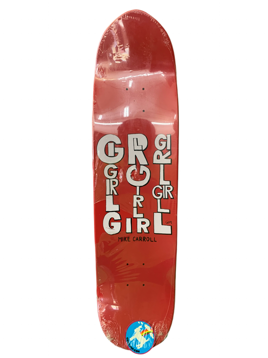 Girl Mike Carroll Red Series by Geoff McFetridge 2014 8.5" Classic Skateboard Deck