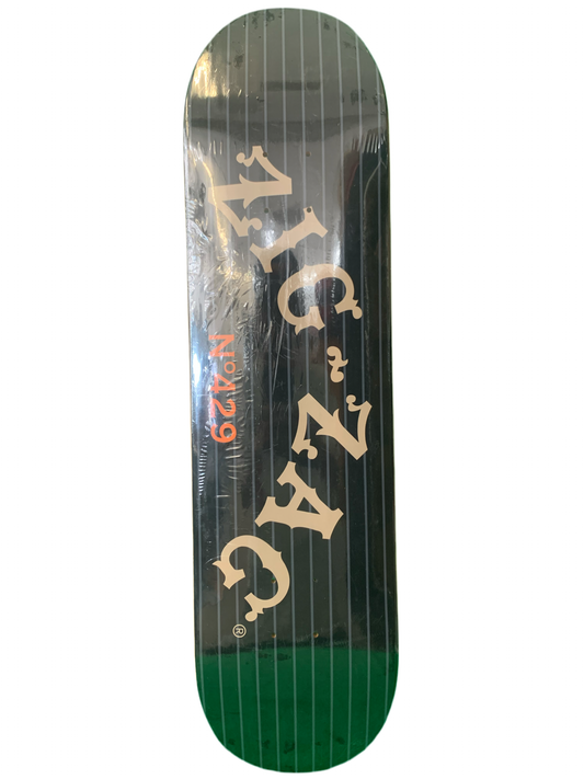 Zig Zag Papers Logo Black Stripes 8" Classic Skateboard Deck