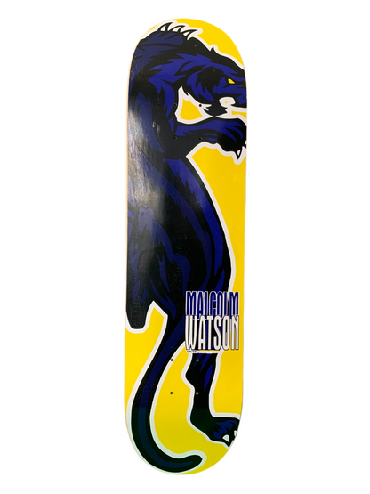 Arcade Malcom Watson Panther Hand Screened 7.75" Classic Skateboard Deck