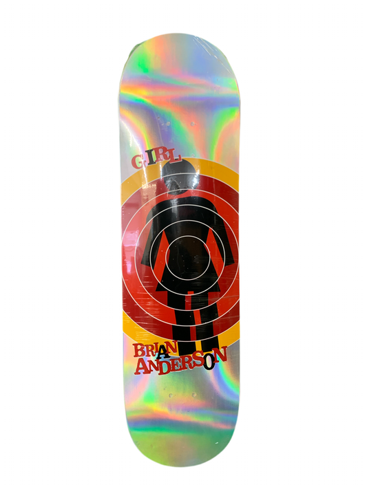 Girl Brian Anderson Target Foil 8.25" Classic Skateboard Deck