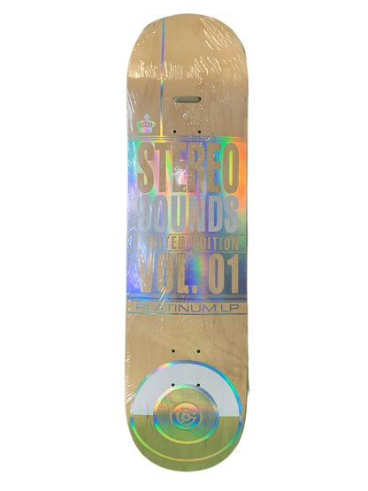 Stereo Sounds Limited Edition Vol 1 Platinum LP 8" Classic Skateboard Deck