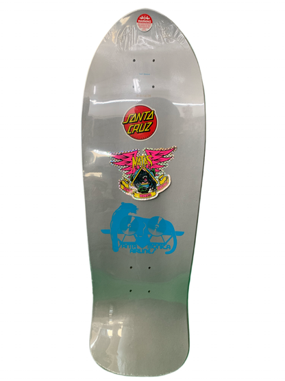 Santa Cruz SMA Natas Panther Silver Foil 2021 Blind Bag Reissue 10.5" Classic Skateboard Deck