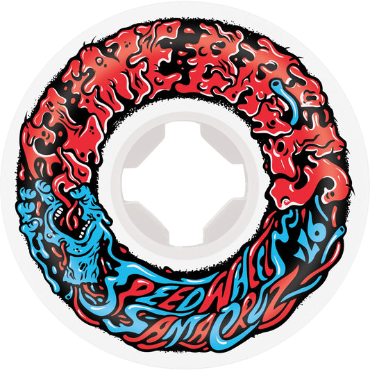 Slime Balls Vomit Mini II 97a 53mm White Skateboard Wheels