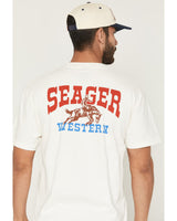 Seager Rodeo Vintage White Tee S/s Shirt