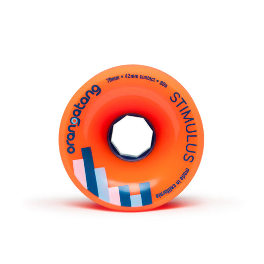 Orangatang Stimulus Orange 70mm 80a Longboard Wheels