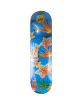 Mini-Logo Maple Small Bomb Aloha Blue Multi Size 8.5" Vintage NOS Deck