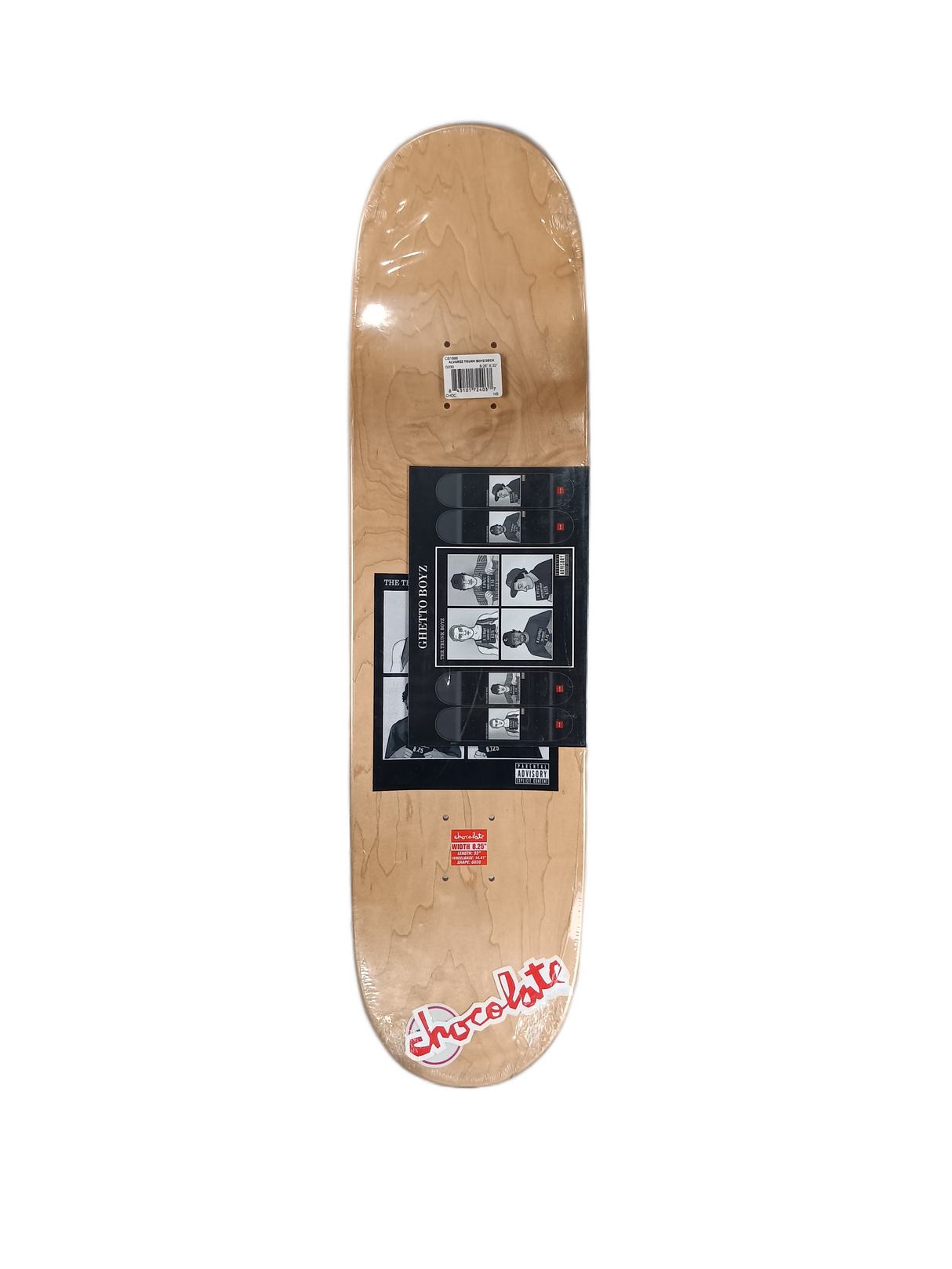 Chocolate Vincent Alvarez Trunk Boyz Mug Shot Series Black White Red Size 8.25" Vintage NOS Deck