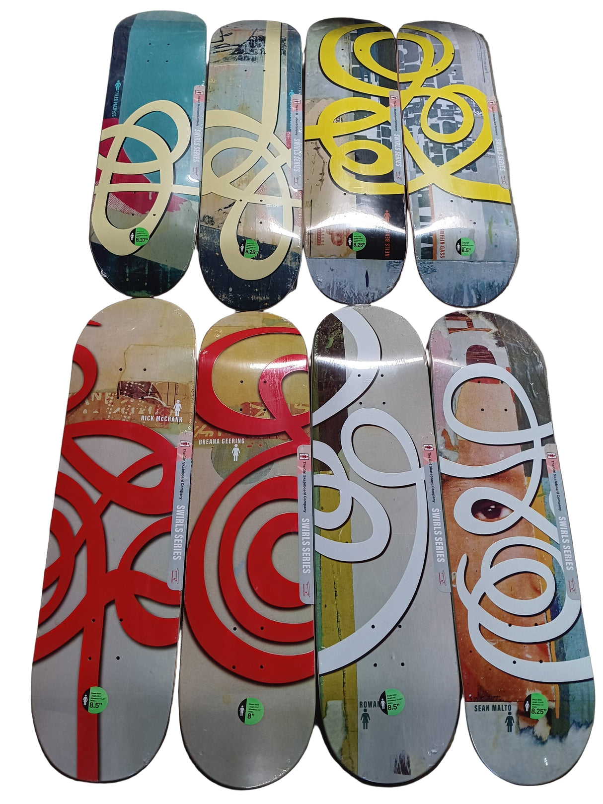 Girl Swirl Series Andy Jenkins 30 Years Complete Set Of 8 Decks