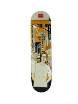 Chocolate Scott Johnston City Series Cream Red Gold Size 7.625" Vintage NOS Deck