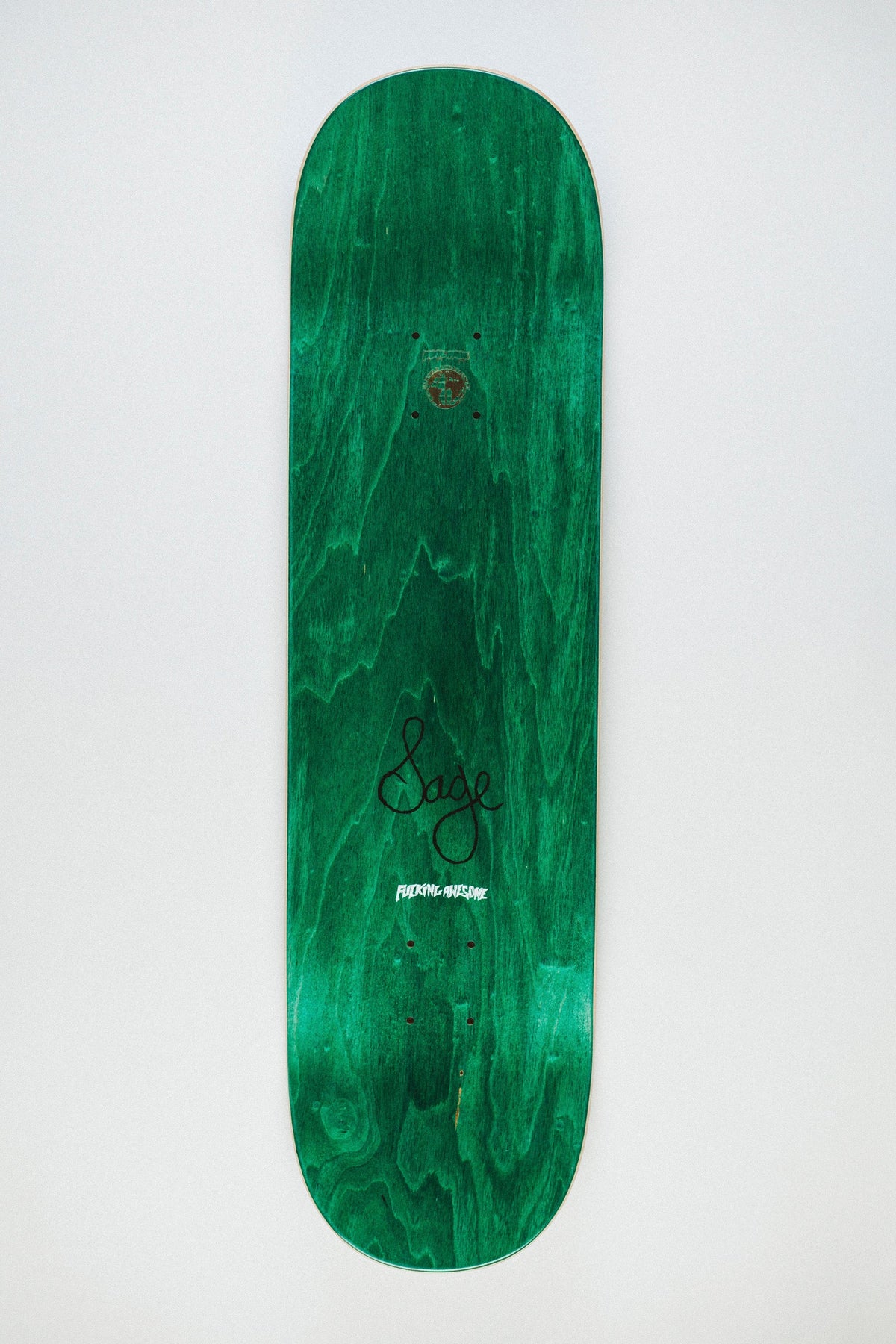Fucking Awesome Sage Elsesser Glowing Eyes Standard Popsicle 8.38" Skateboard Deck