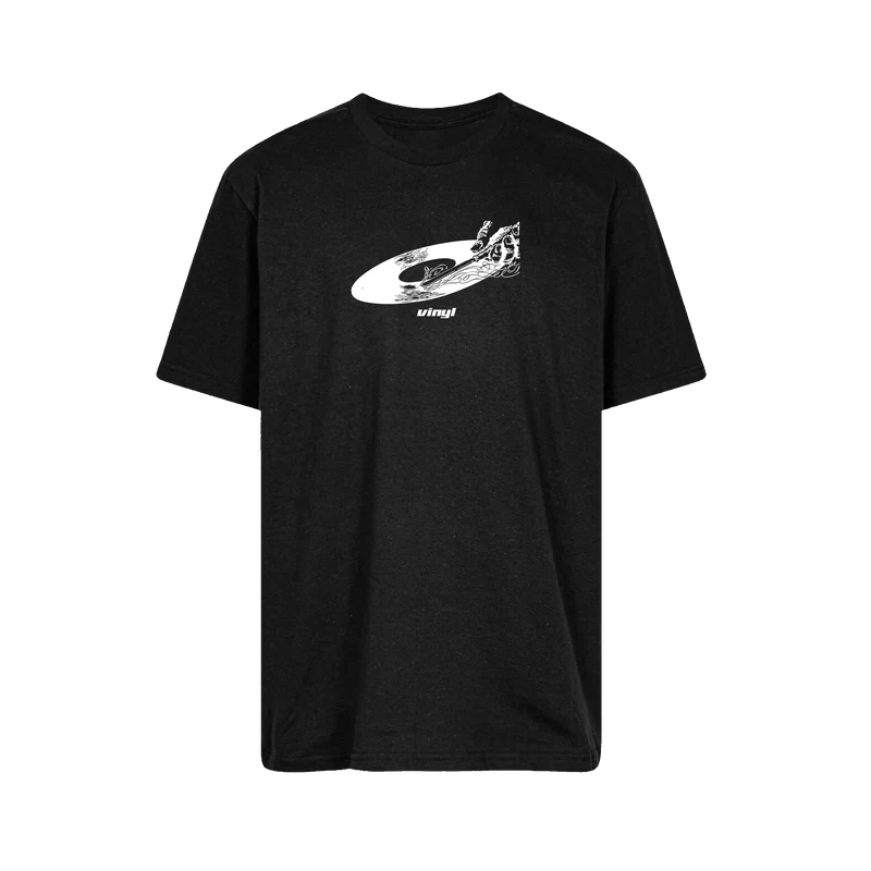 Vinyl Record Black S/s Shirt
