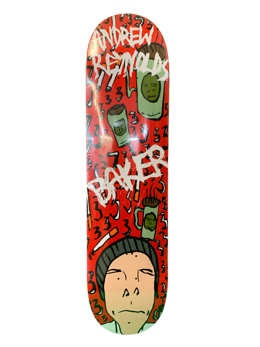 Baker Andrew Reynolds Slugger Art by FOS 7.625" Classic Skateboard Deck