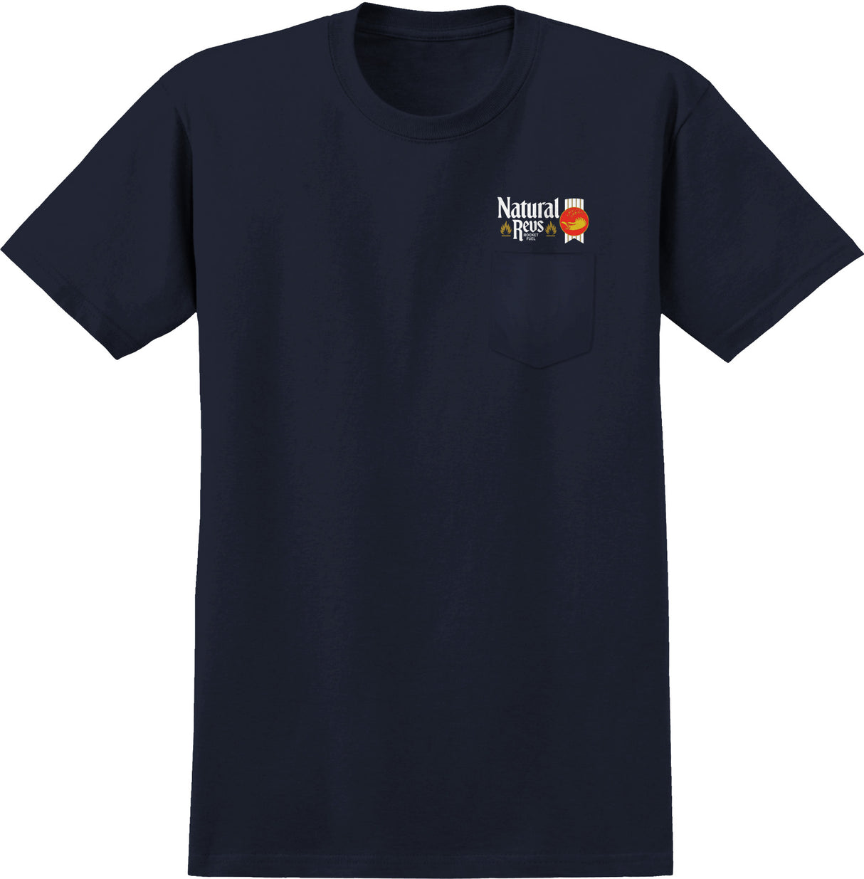 Antihero Natty Revs Pocket Navy S/s Shirt