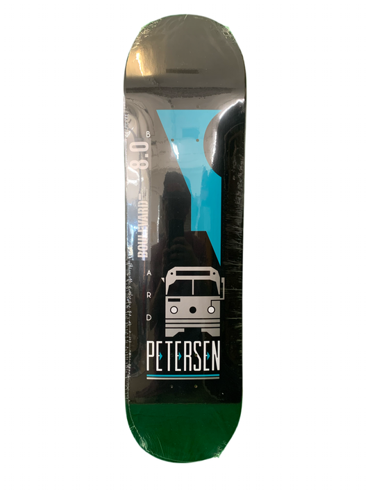 Boulevard Rodrigo Peterson Bus Stop 8" Classic Skateboard Deck