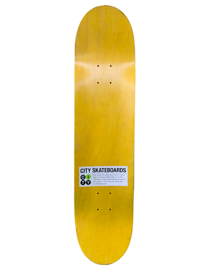 City San Francisco Skyline 8" Classic Skateboard Deck