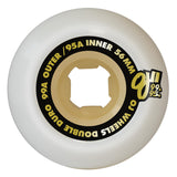 OJ Doube Duro White Gum Chubbies 99a/95a 56mm Wheels