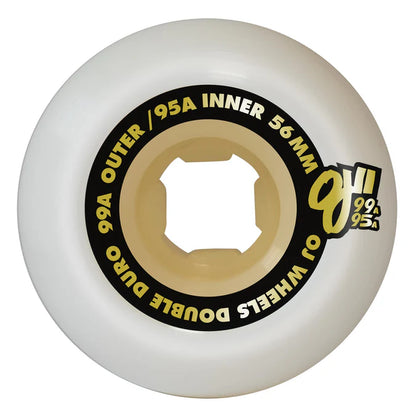 OJ Doube Duro White Gum Chubbies 99a/95a 56mm Wheels