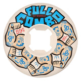 OJ 59mm Team Elite White Full Combo 99a Skateboard Wheels