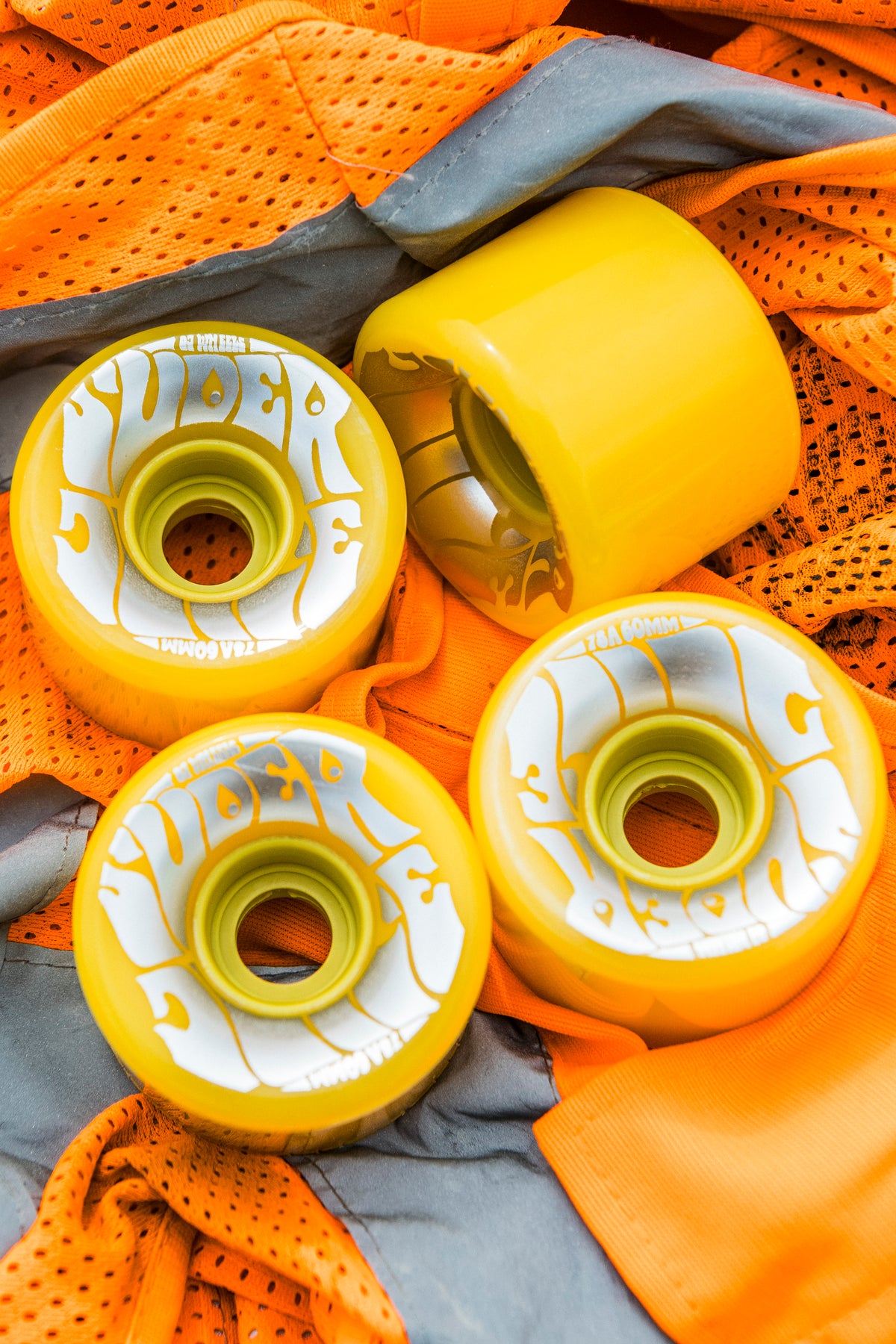 OJ 60mm Super Juice Neon Yellow 78a Skateboard Wheels