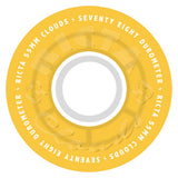 Ricta 55mm Clouds Transparent Citrus White 78a Skateboard Wheels
