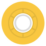 Ricta 55mm Clouds Transparent Citrus White 78a Skateboard Wheels