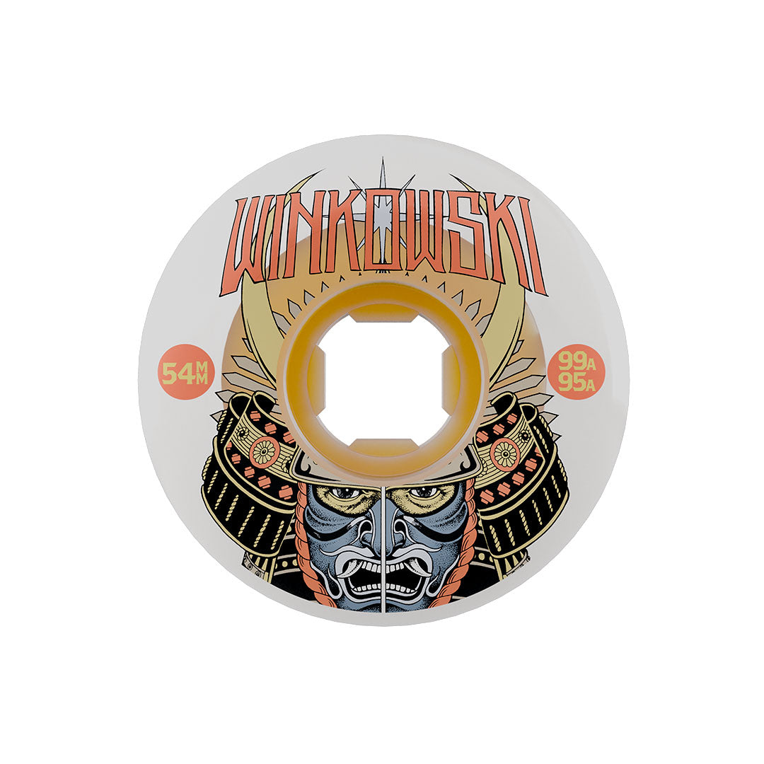 OJ Wheels 54mm Erick Winkowski Samurai Double Duro White Chubbies 99a/95a Skateboard Wheels