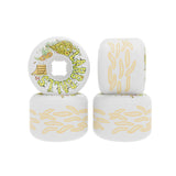 Slime Balls 56mm Sam Hitz White Full Combo 99a Skateboard Wheels