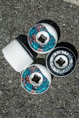 Slime Balls 56mm Rob Roskopp Five Reissue White Full Combo 97a Skateboard Wheels