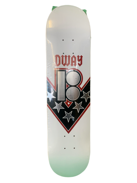 Plan B 2008 Danny Way Evel Stars 7.6" Classic Skateboard Deck