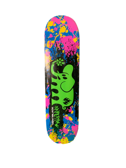 Black Label Jake Rakestraw Splatter Elephant 8.25" Classic Skateboard Deck