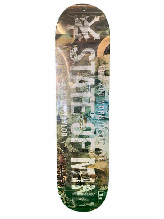 Zoo York Kevin Taylor State Of Mind 7.6" Classic Skateboard Deck