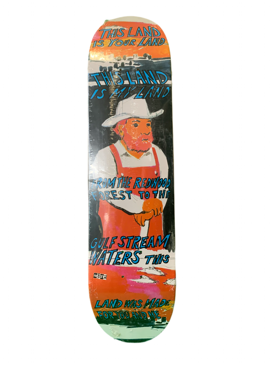 Telegraph This Land Is Your Land 8" Classic Skateboard Deck