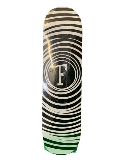Foundation Spiral Vertigo White 8" Classic Skateboard Deck