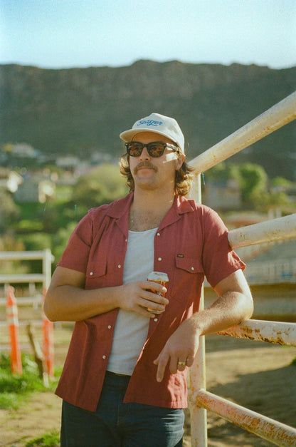 Seager Big Cream Corduroy Snapback Hat