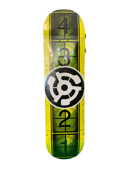Stereo Countdown Yellow/Green 8.125" Classic Skateboard Deck