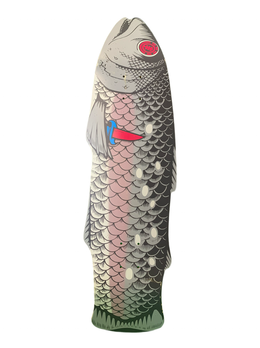 Element Lincoln Cuts Trout Shaped Classic Skateboard Deck