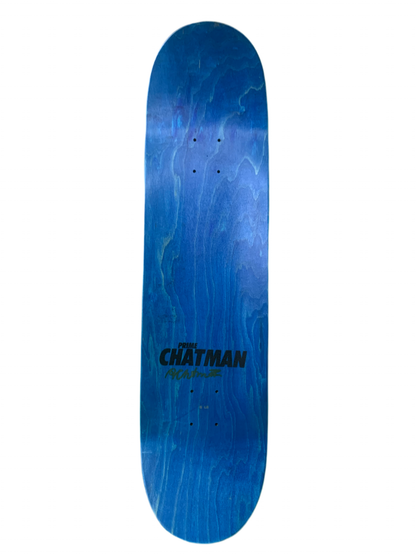 Prime Ron Chatman Flocked Jimi Hendrix Signed 8.5" Classic Skateboard Deck