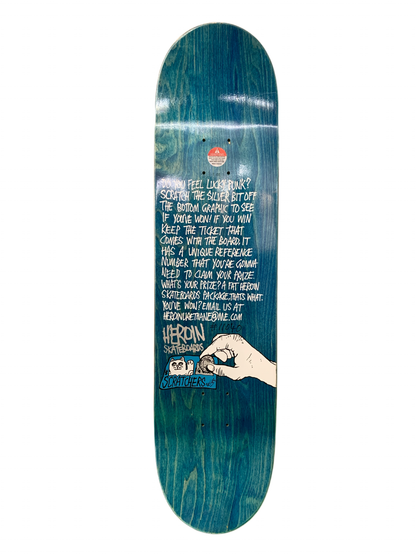 Heroin Daniel Shimizu Lucky Cats Scratch-Off 8.25" Classic Skateboard Deck