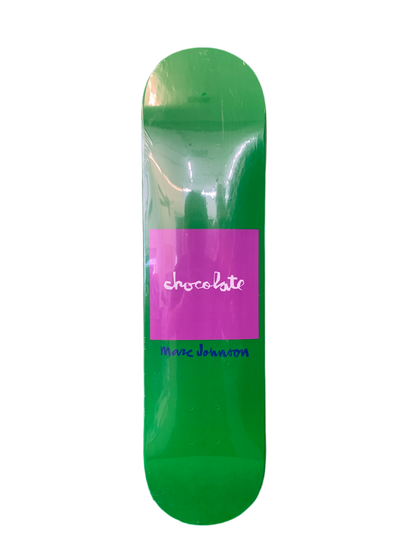 Chocolate Marc Johnson Green/Purple Size 7.75" 2010 Classic Skateboard Deck