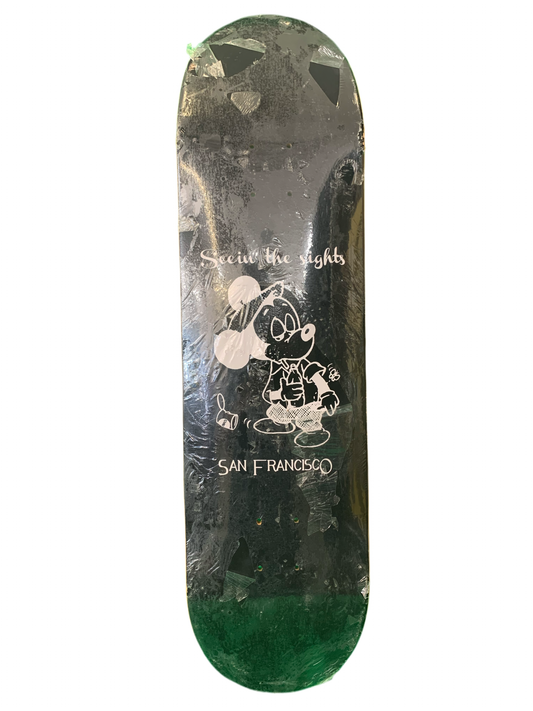 Snack Seeing The Sights Black 8.3" Classic Skateboard Deck