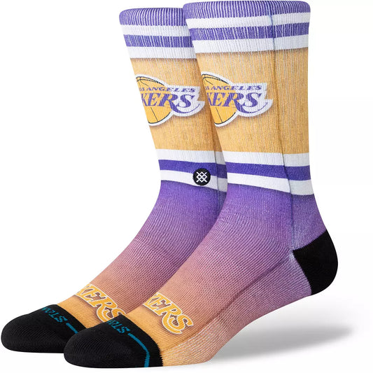 Stance Los Angeles Lakers Grade Crew Purple Socks