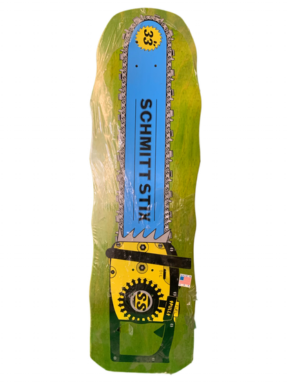 Schmitt Stix Chain Saw 10" Classic Skateboard Deck