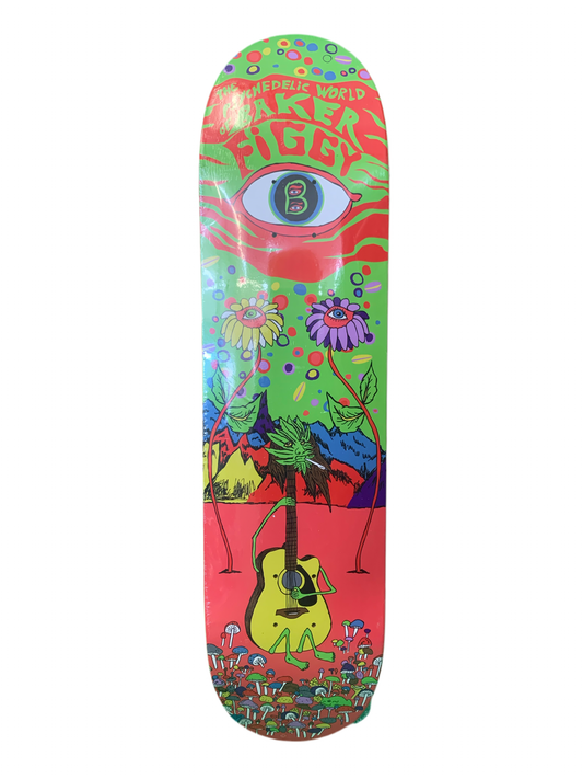 Baker Justin Figgy Figueroa The Psychedelic World of Baker 8" Classic Skateboard Deck