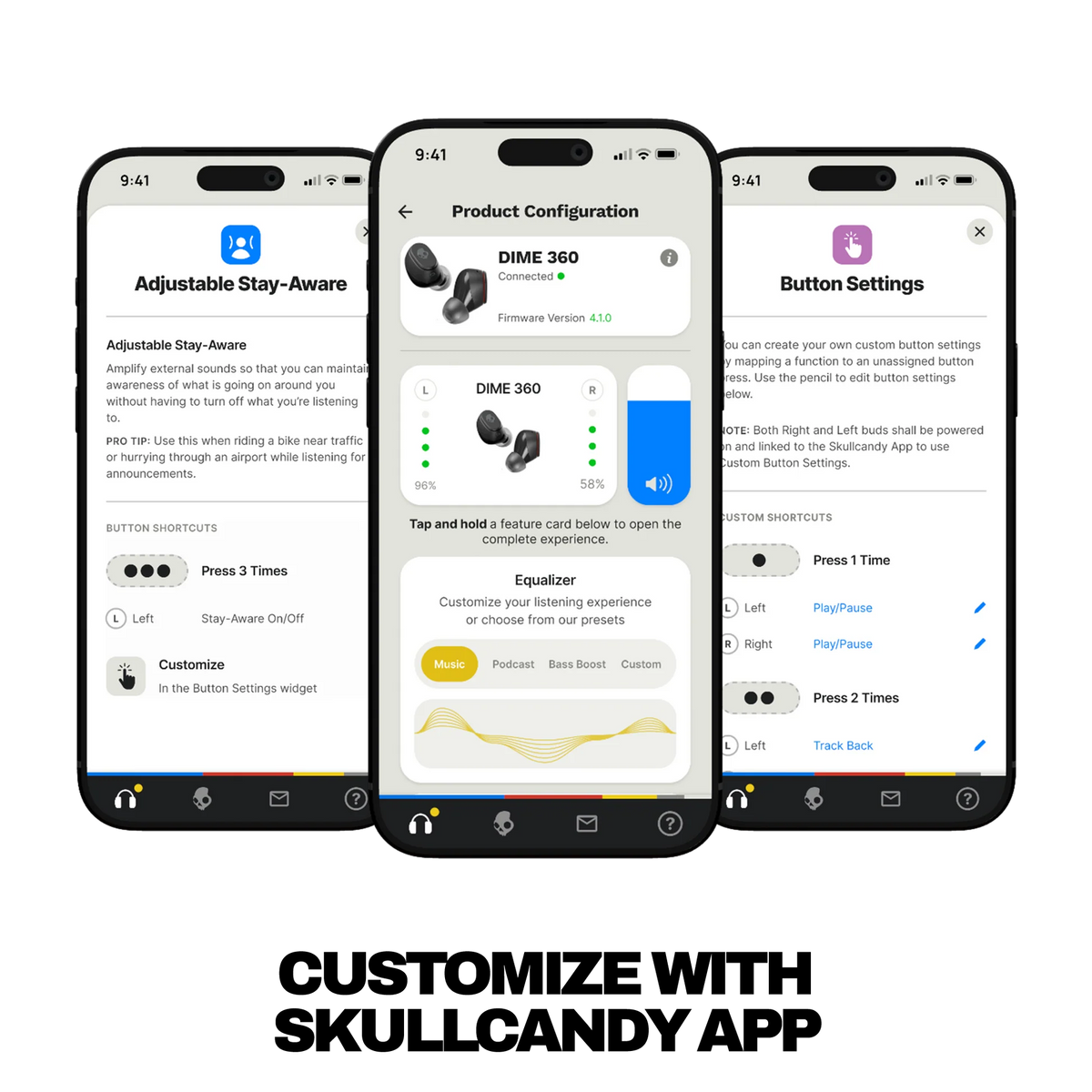 Skullcandy x Baker Dime 360 True Wireless Earbuds
