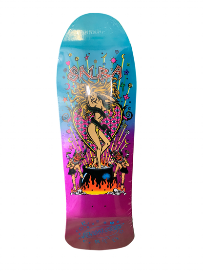 Santa Cruz Salba Witch Doctor Metallic Fade 10.4" Reissue Classic Skateboard Deck