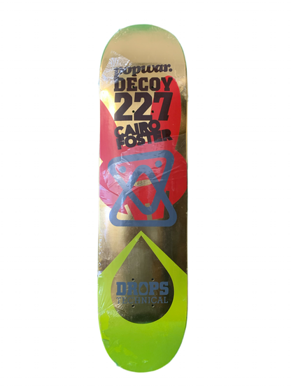 Popwar Cairo Foster Decoy 227 7.75" Classic Skateboard Deck